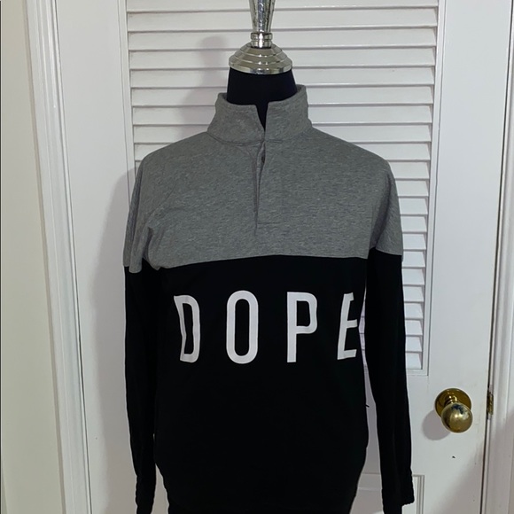 Classic Vintage NWOT DOPE Button Pullover - Picture 1 of 4